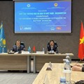 Toàn cảnh Tọa đàm hợp tác thương mại và đầu tư Việt Nam – Kazakhstan ngày 16/5. Ảnh: Cục Xúc tiến thương mại
