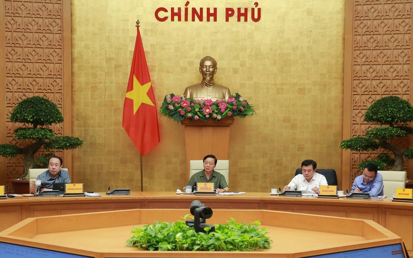 Phó Thủ tướng Trần Hồng Hà chủ trì cuộc họp. Nguồn: VGP.