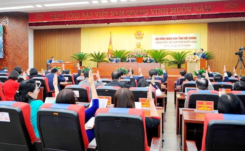 Kỳ họp thứ 19 HĐND tỉnh Hải Dương khóa XVII thông qua 41 nghị quyết 