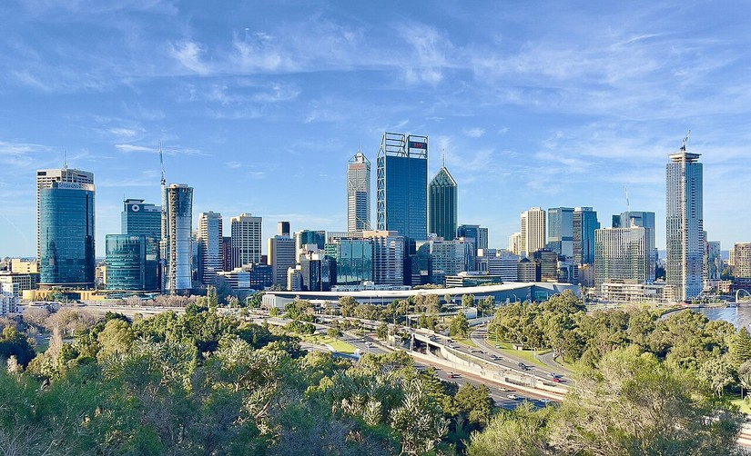 Thành phố Perth, bang Tây Úc. 