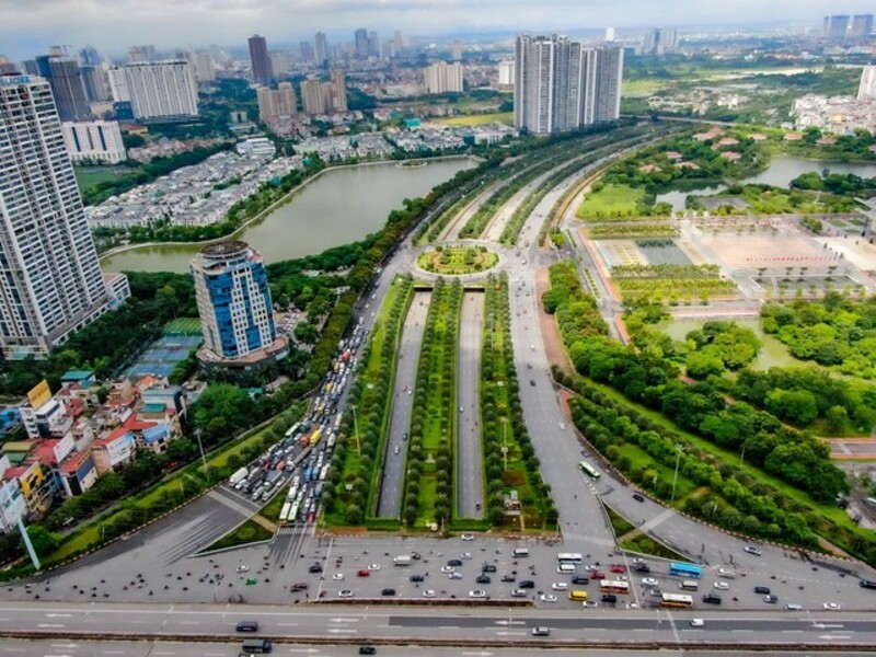 Đại lộ Thăng Long, Hà Nội. Ảnh: VGP