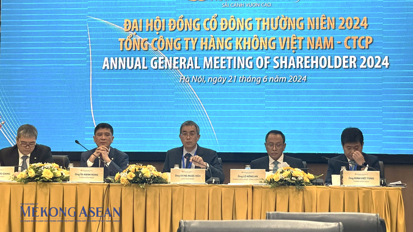 ĐHĐCĐ thường niên 2024 Vietnam Airlines. Ảnh: Thảo Ngân - Mekong ASEAN.