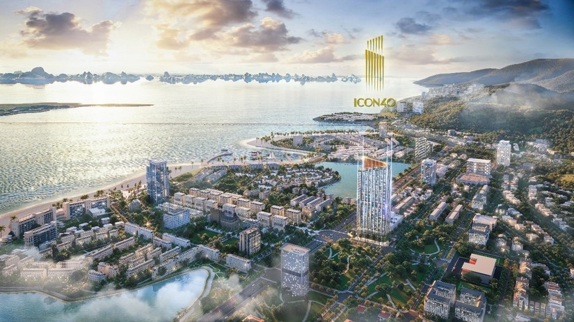 Dự án ICON40 tại trung tâm Khu đô thị vịnh biển Halong Marina. Ảnh: BIM Land