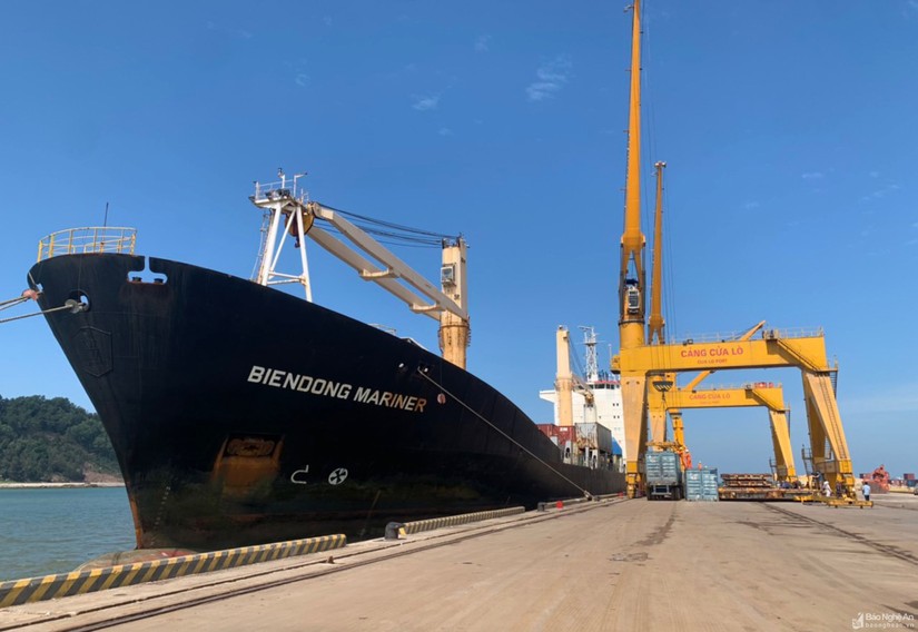 Khai trương tuyến tàu biển kết nối cảng Cửa Lò với Ấn Độ - Bangladesh