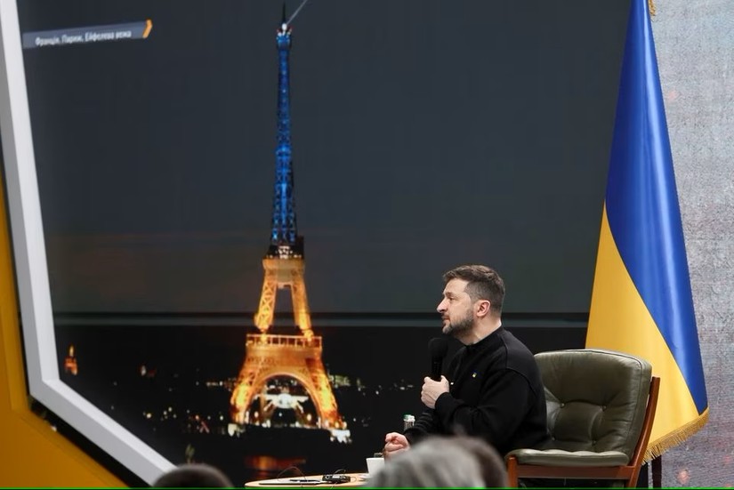 Tổng thống Ukraine Volodymyr Zelensky. Ảnh: Reuters