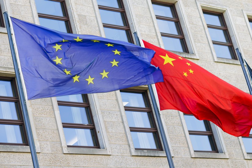 Trung Quốc là thị trường nhập khẩu lớn nhất của EU và là bên mua hàng hóa lớn thứ 3 của EU vào năm 2022, theo Eurostat. Ảnh: Getty Images