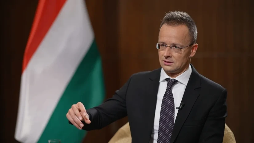 Ngoại trưởng Hungary Peter Szijjarto. Ảnh: BNN 