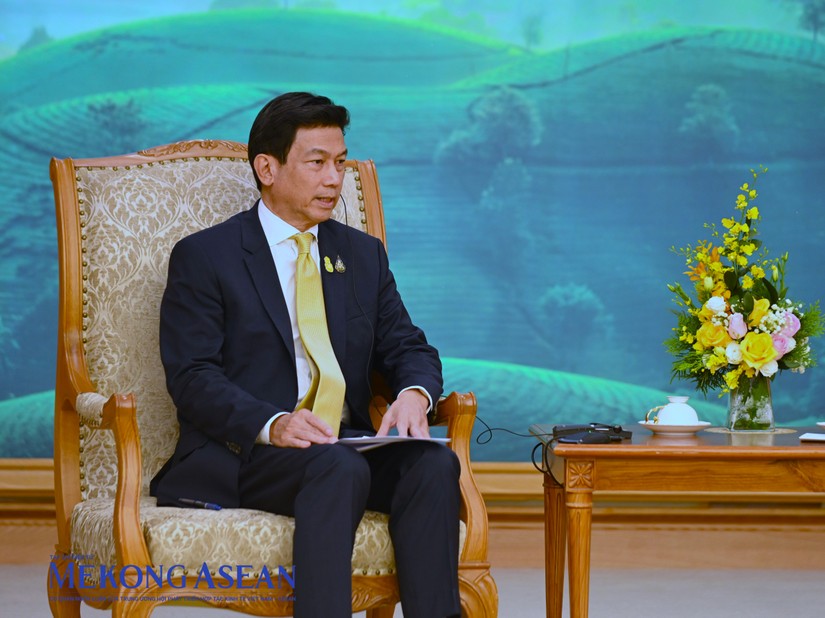 Ngoại trưởng Thái Lan Parnpree Bahiddha-Nukara, tháng 10/2023. Ảnh: Đỗ Thảo - Mekong ASEAN
