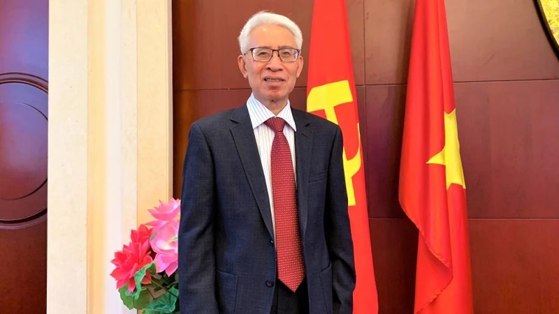Đại sứ Việt Nam tại Trung Quốc Phạm Sao Mai. 
