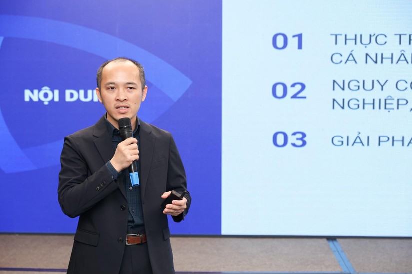 Ông Vũ Ngọc Sơn, Giám đốc công nghệ Công ty công nghệ an ninh mạng quốc gia Việt Nam (NCS).
