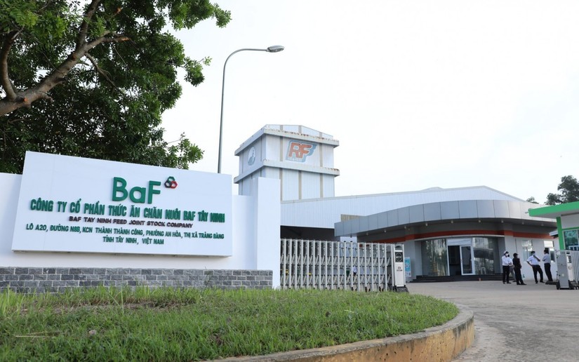 Nhà máy sản xuất thức ăn chăn nuôi của BAF tại Tây Ninh.