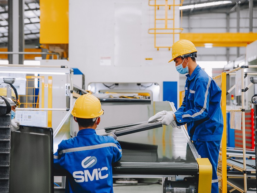 Thép SMC có tỷ trọng tiêu thụ thép xây dựng đi vào công trình lớn.