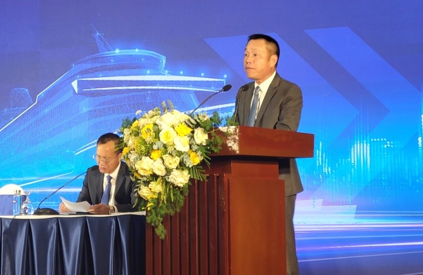 Ông Lương Minh Tuấn - Chủ tịch HĐQT Tập đoàn Đạt Phương tại ĐHĐCĐ thường niên năm 2024.