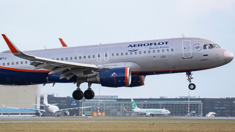 Một trong những hãng hàng không lớn nhất Nga và cả châu Âu Aeroflot. Ảnh: Getty Images