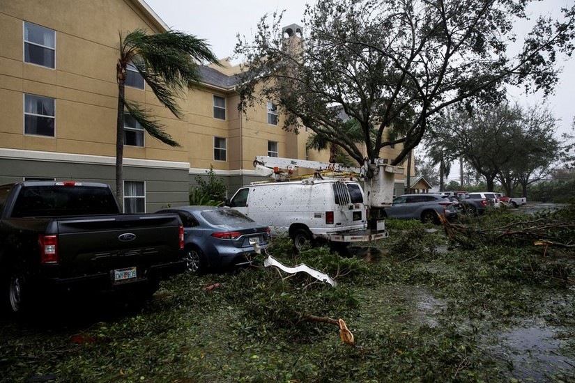 Bão Ian là một trong những cơn bão mạnh nhất đổ bộ vào nước Mỹ trong những năm gần đây. Ảnh: Reuters