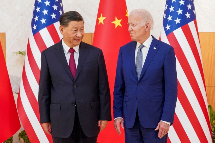 Tổng thống Mỹ Joe Biden và Chủ tịch Trung Quốc Tập Cận Bình tại Bali, Indonesia năm 2022. Ảnh: Reuters