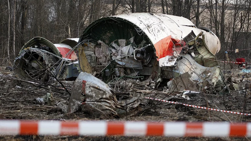 Hiện trường vụ tai nạn máy bay của Tổng thống Ba Lan Lech Kaczynski năm 2010. Ảnh: AFP
