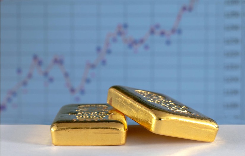 Giá vàng tăng vọt trở lại khi lo ngại đà tăng của lạm phát kéo dài
